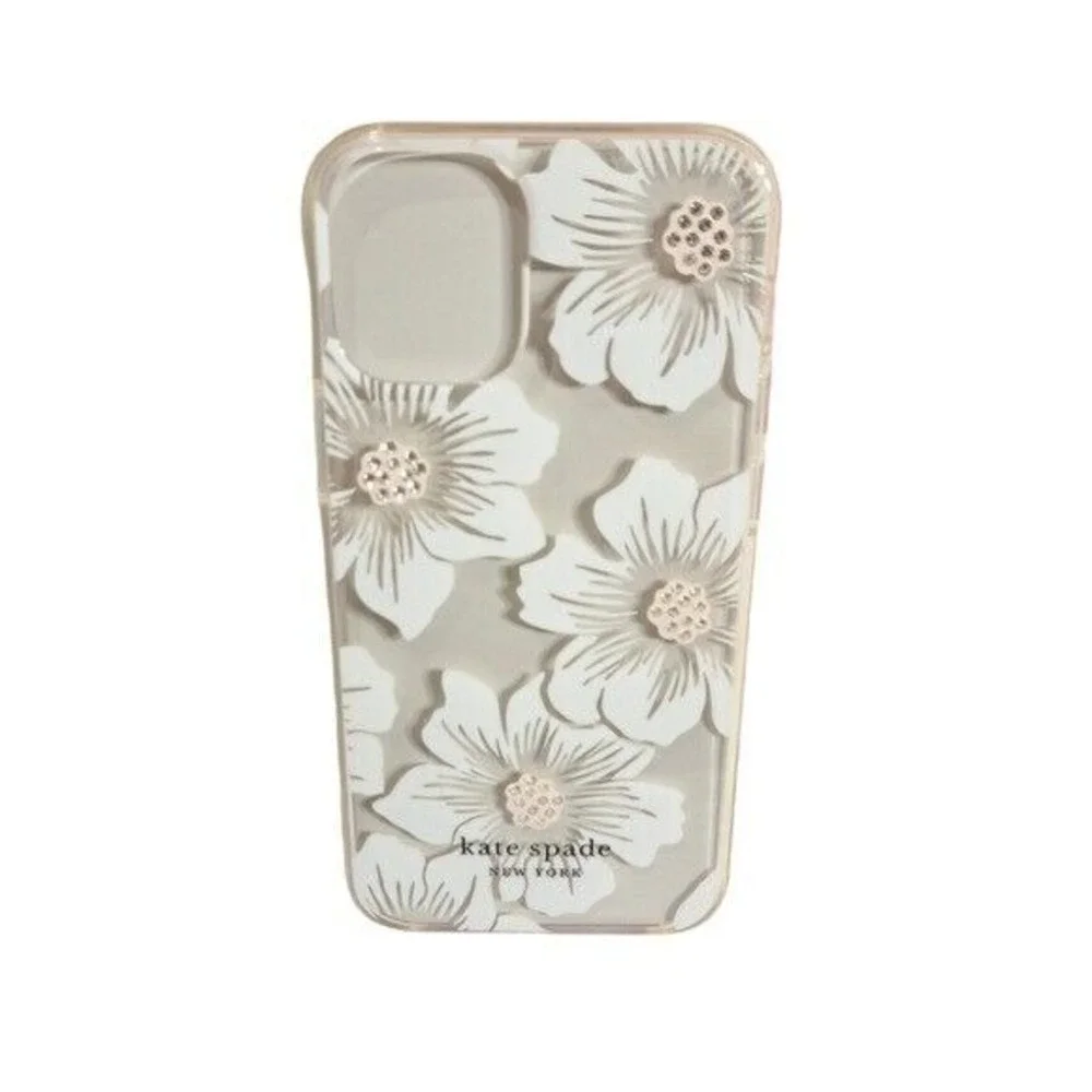 Kate Spade Women's Floral Print Pink &‎ White Phone Case i Phone 5.4
